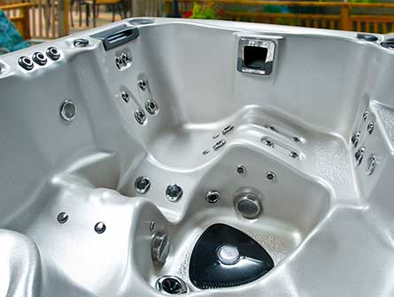 Hot tub interior